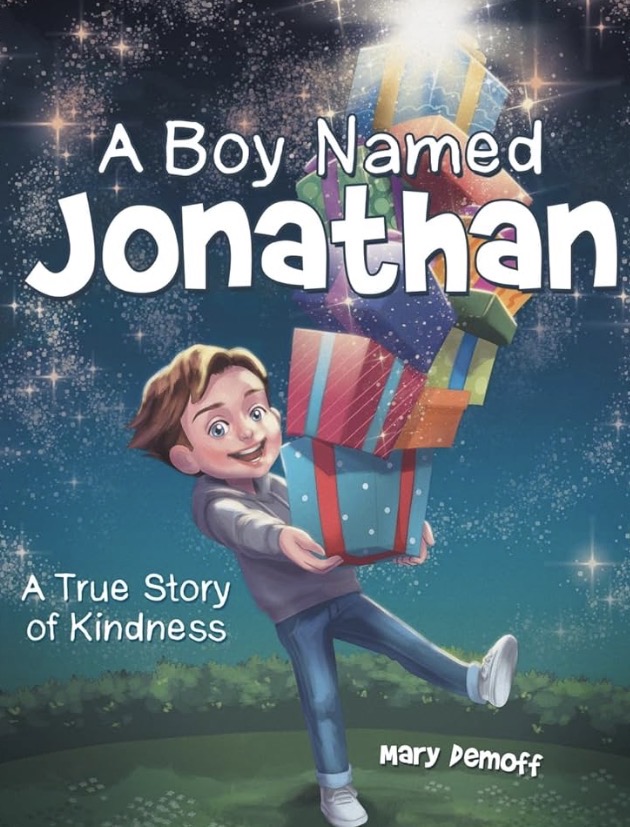 Book cover of "A Boy Named Jonathan: A True Story of Kindness" by Mary Demoff